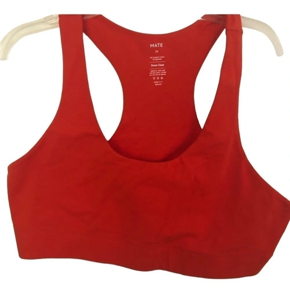 𝅺nwt Mate the Label Organic stretch Biker short set